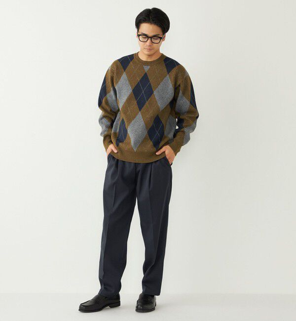 SHIPS Colors 「SHIPS Colors:〈洗濯機可能〉モチフワ 総柄 ニット◇」|ニット・セーター|