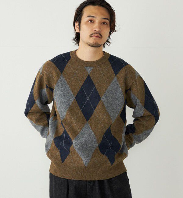 SHIPS Colors 「SHIPS Colors:〈洗濯機可能〉モチフワ 総柄 ニット◇」|ニット・セーター|