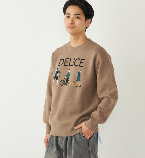 SHIPS Colors 「SHIPS Colors:〈洗濯機可能〉モチフワ 総柄 ニット◇」|ニット・セーター|