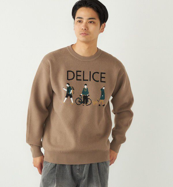 SHIPS Colors 「SHIPS Colors:〈洗濯機可能〉モチフワ 総柄 ニット◇」|ニット・セーター|