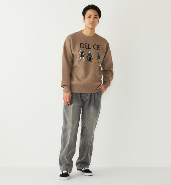 SHIPS Colors 「SHIPS Colors:〈洗濯機可能〉モチフワ 総柄 ニット◇」|ニット・セーター|