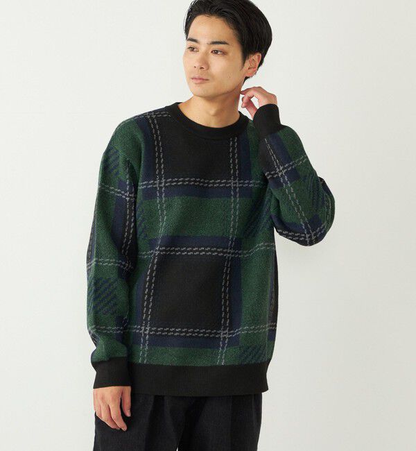 SHIPS Colors 「SHIPS Colors:〈洗濯機可能〉モチフワ 総柄 ニット◇」|ニット・セーター|