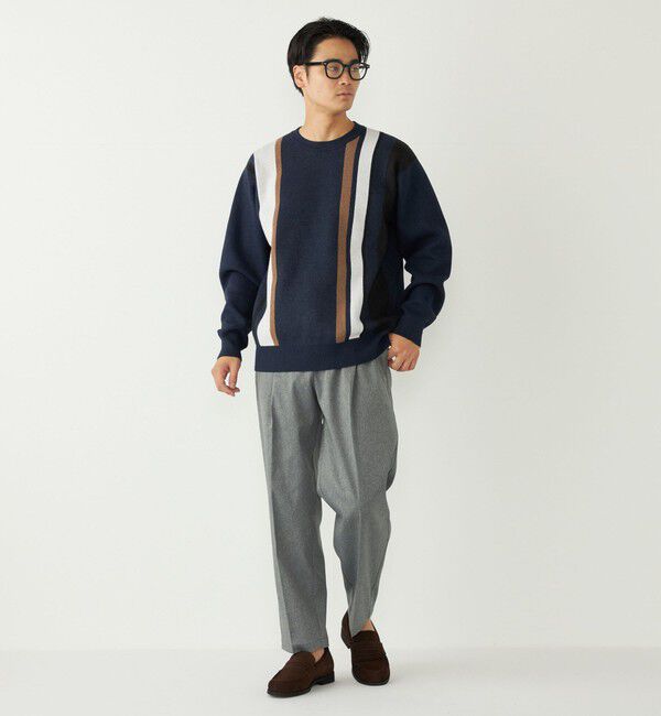 SHIPS Colors 「SHIPS Colors:〈洗濯機可能〉モチフワ 総柄 ニット◇」|ニット・セーター|