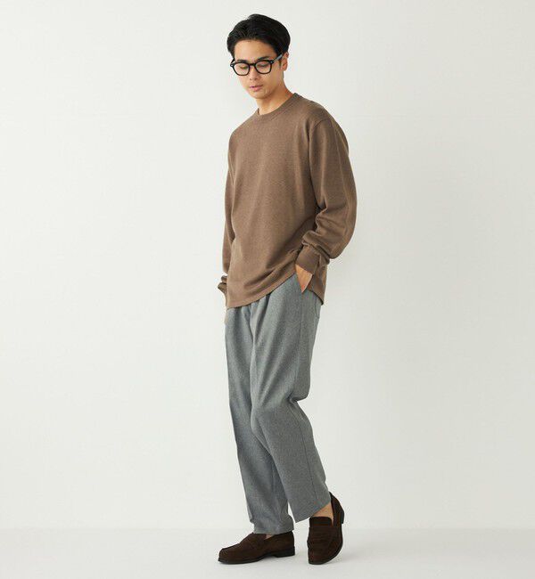 SHIPS Colors 「SHIPS Colors:〈洗濯機可能〉クリーミー クルーネック ニット」|ニット・セーター|