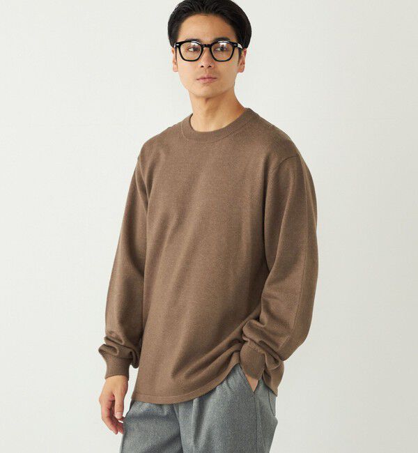 SHIPS Colors 「SHIPS Colors:〈洗濯機可能〉クリーミー クルーネック ニット」|ニット・セーター|