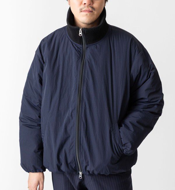 SHIPS「SHIPS: THERMOLITE(R) パデッド リブ ジャケット」|ブルゾン・スタジャン|
