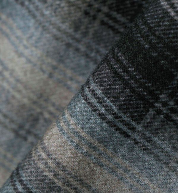 SHIPS「City Ambient Products: 〈洗濯機可能〉レギュラー プリント フランネル チェック シャツ」|シャツ・ブラウス|