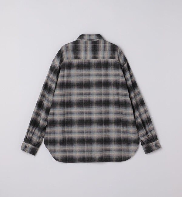 SHIPS「City Ambient Products: 〈洗濯機可能〉レギュラー プリント フランネル チェック シャツ」|シャツ・ブラウス|