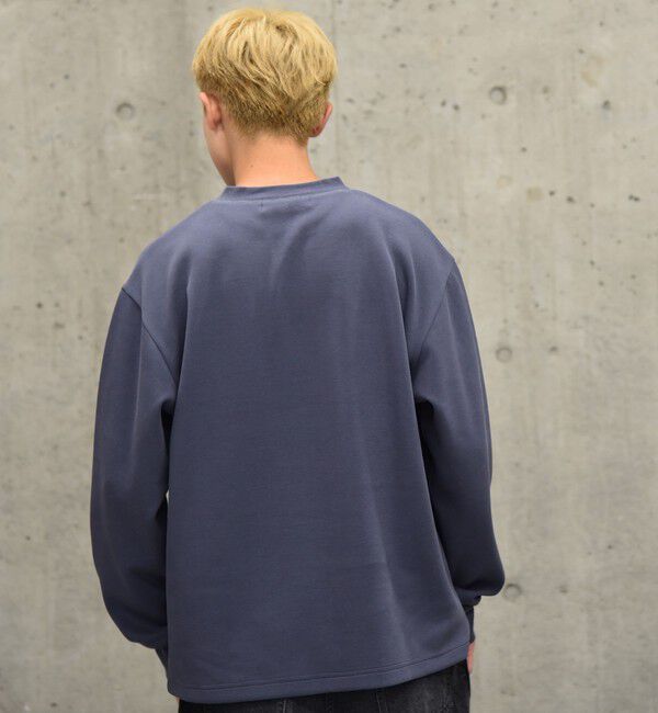 SHIPS「City Ambient Products: ダブルフェイス カノコ ヘンリーネック カットソー」|Tシャツ・カットソー|