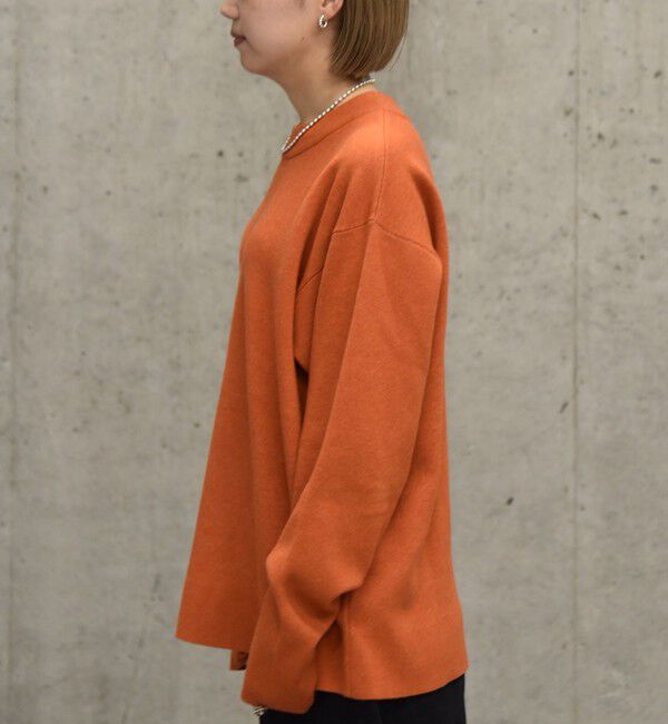 SHIPS「City Ambient Products: 〈手洗い可能〉14ゲージ ダブルジャカード モックネック ニット」|ニット・セーター|