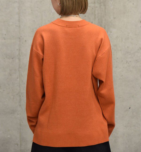 SHIPS「City Ambient Products: 〈手洗い可能〉14ゲージ ダブルジャカード モックネック ニット」|ニット・セーター|