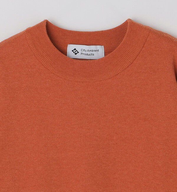 SHIPS「City Ambient Products: 〈手洗い可能〉14ゲージ ダブルジャカード モックネック ニット」|ニット・セーター|