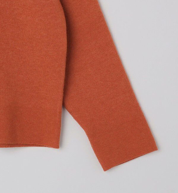 SHIPS「City Ambient Products: 〈手洗い可能〉14ゲージ ダブルジャカード モックネック ニット」|ニット・セーター|