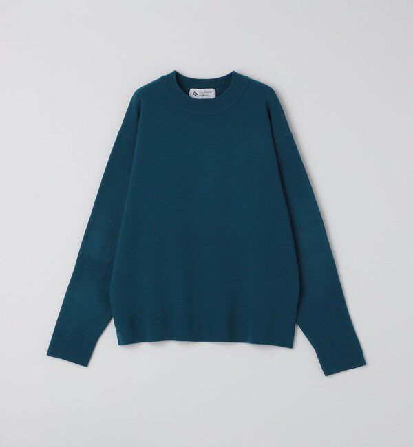 SHIPS「City Ambient Products: 〈手洗い可能〉14ゲージ ダブルジャカード モックネック ニット」|ニット・セーター|