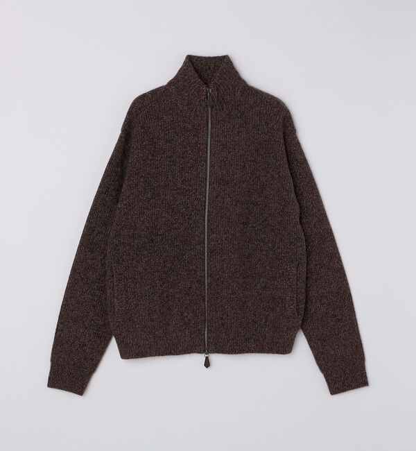 SHIPS「SHIPS: ウール ドライバーズ ジップ カーディガン」|カーディガン|