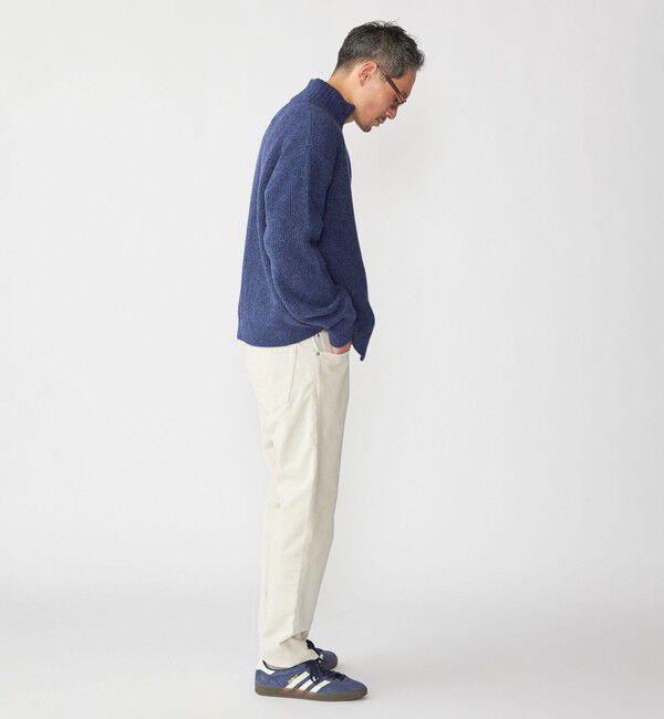 SHIPS「SHIPS: ウール ドライバーズ ジップ カーディガン」|カーディガン|