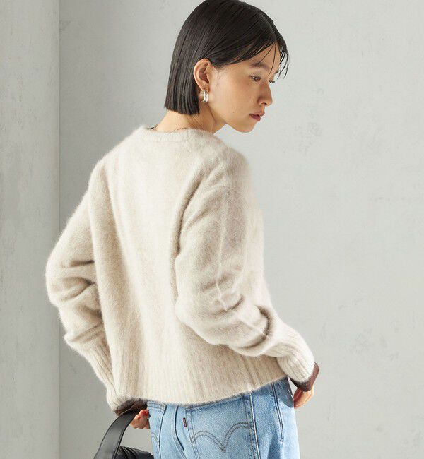 SHIPS for women「〈手洗い可能〉フォックス クルーネック ニット カーディガン」|カーディガン|