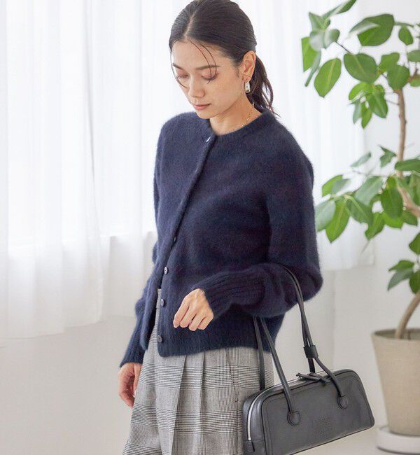 SHIPS for women「〈手洗い可能〉フォックス クルーネック ニット カーディガン」|カーディガン|