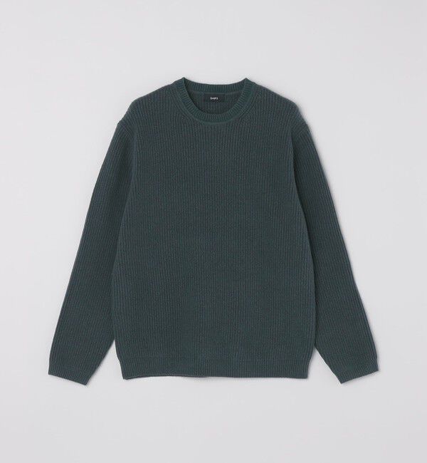 SHIPS「SHIPS: 〈手洗い可能〉7ゲージ ブラッシュド クルーネック プルオーバー」|ニット・セーター|