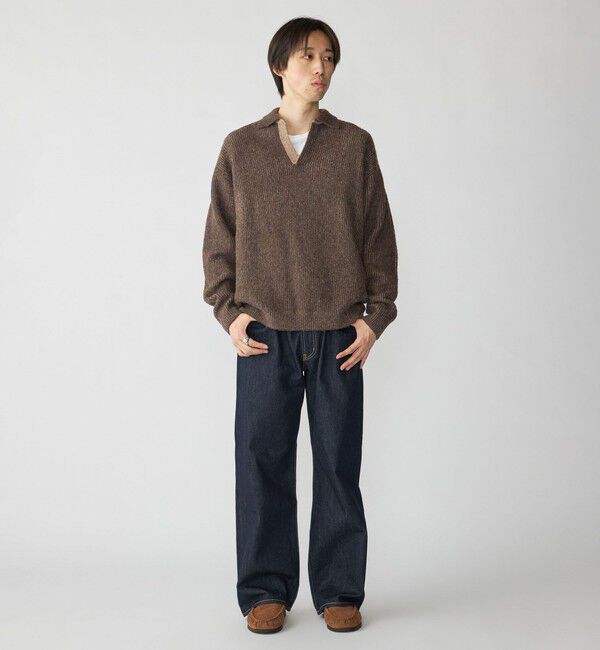 SHIPS「City Ambient Products: AZE スキッパー ポロシャツ」|ニット・セーター|