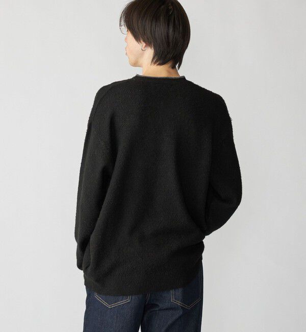 SHIPS「City Ambient Products: シャギー ヘンリー ネック ニット」|ニット・セーター|