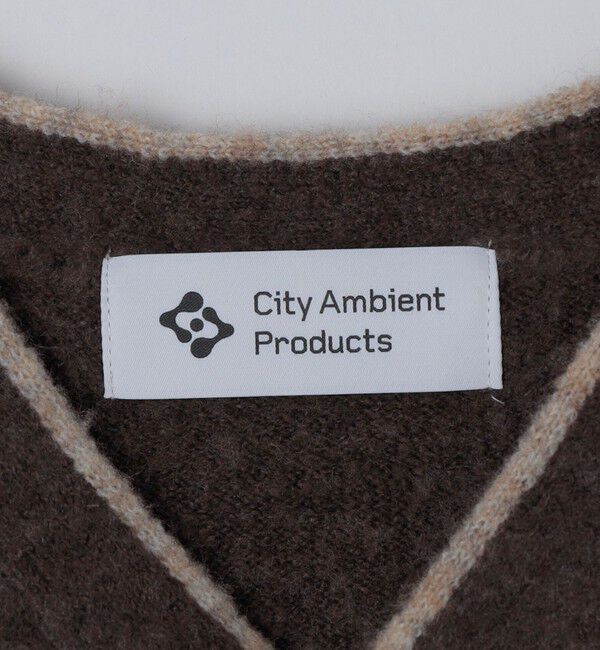 SHIPS「City Ambient Products: シャギー ヘンリー ネック ニット」|ニット・セーター|