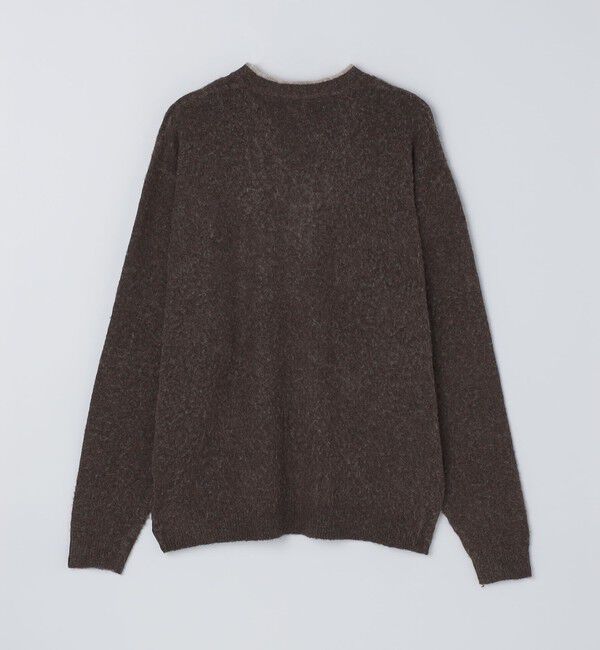 SHIPS「City Ambient Products: シャギー ヘンリー ネック ニット」|ニット・セーター|