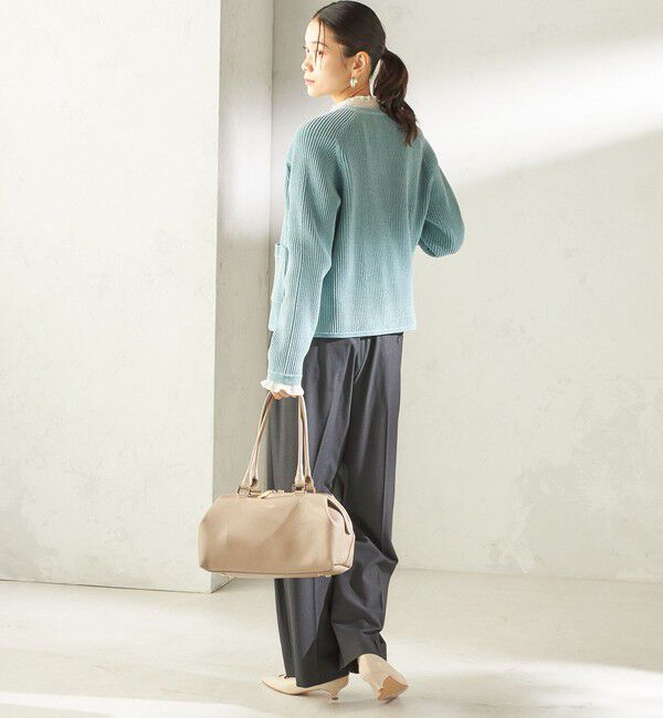 SHIPS for women「〈手洗い可能〉モール リブ クルーネック カーディガン」|カーディガン|