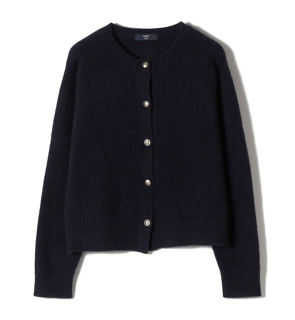 SHIPS Colors 「SHIPS Colors:フォックス アンゴラ クルーネック カーディガン◇」|カーディガン|