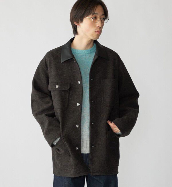 SHIPS「City Ambient Products: オーバーサイズ メルトン ワーク ジャケット」|その他|