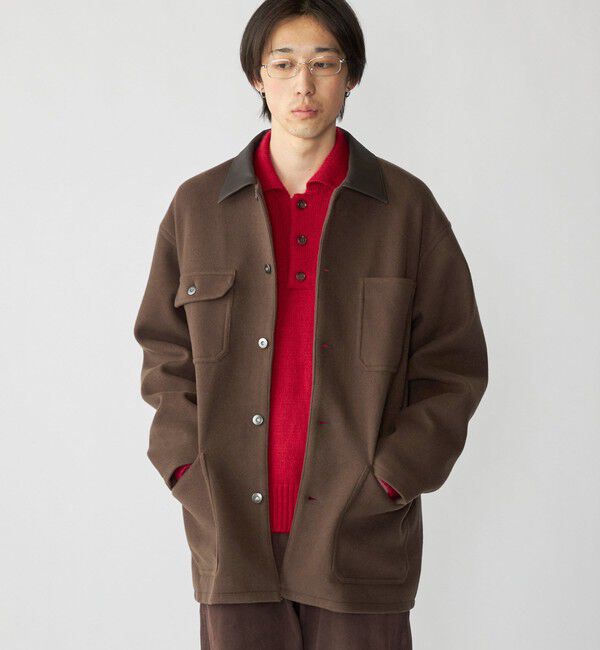 SHIPS「City Ambient Products: オーバーサイズ メルトン ワーク ジャケット」|その他|