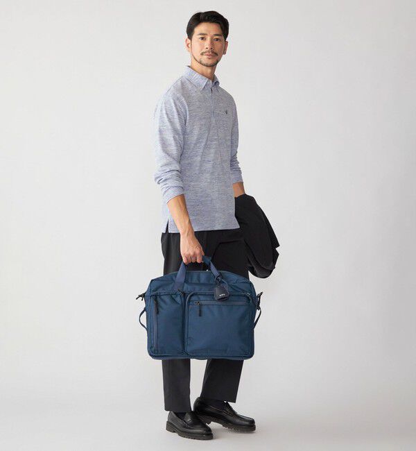 SHIPS「【WEB限定】SHIPS: 3WAY ビズ ワイド ブリーフ バッグ」|リュック|