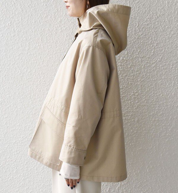 SHIPS any「SHIPS any:〈手洗い可能〉シャンブレー テントライン フード コート」|その他|