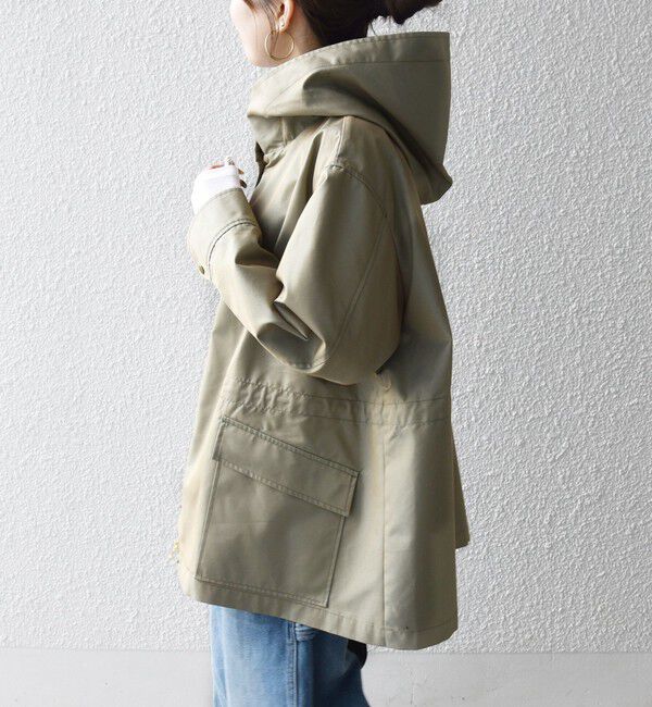 SHIPS any「SHIPS any:〈手洗い可能〉シャンブレー テントライン フード コート」|その他|