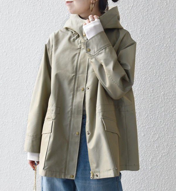 SHIPS any「SHIPS any:〈手洗い可能〉シャンブレー テントライン フード コート」|その他|