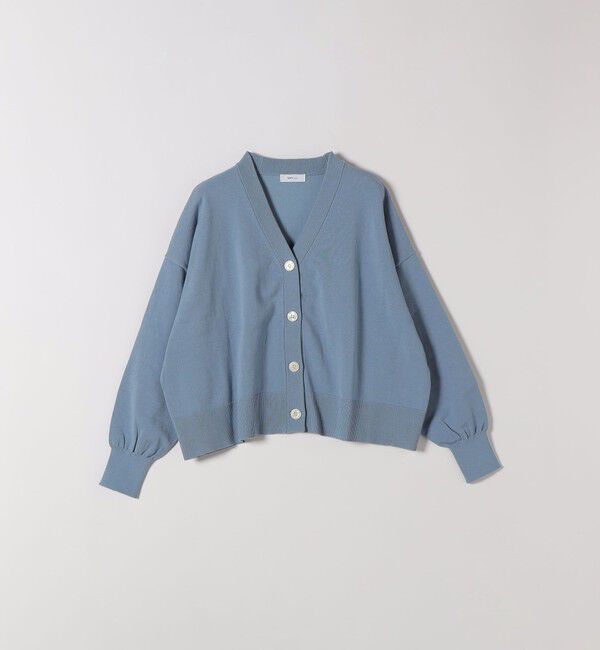SHIPS any「SHIPS any:〈手洗い可能〉コットン ミックス Vネック コンパクト カーディガン」|カーディガン|