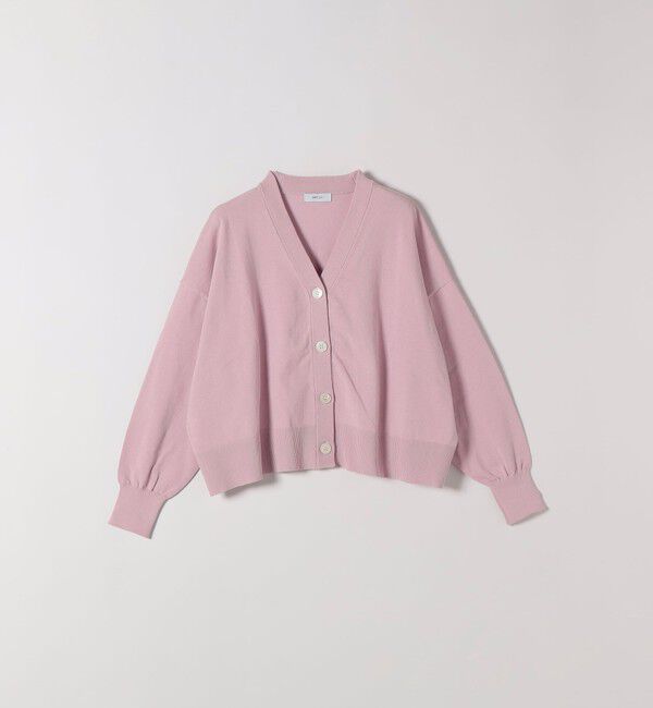 SHIPS any「SHIPS any:〈手洗い可能〉コットン ミックス Vネック コンパクト カーディガン」|カーディガン|