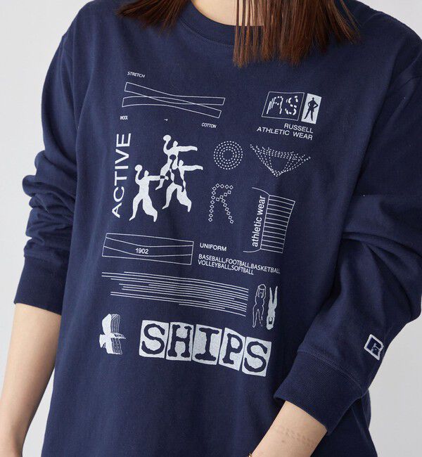 SHIPS「【WEB限定/SHIPS/RUSSELL ATHLETIC別注】 CONVENIENCEYOUNG: LS TEE」|Tシャツ・カットソー|