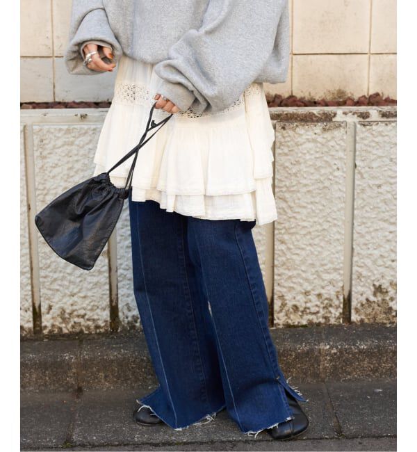 OUTDOOR PRODUCTS Usual Things「コットンレーストリムキャミソール」|キャミソール|