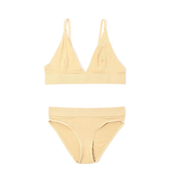 TOMORROWLAND BUYING WEAR「BASE RANGE バンブー トライアングルブラトップ」|インナー|