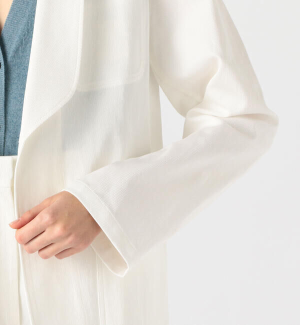 BACCA「コットンピケ ワークジャケット」|テーラードジャケット|