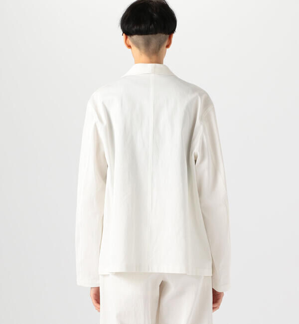 BACCA「コットンピケ ワークジャケット」|テーラードジャケット|