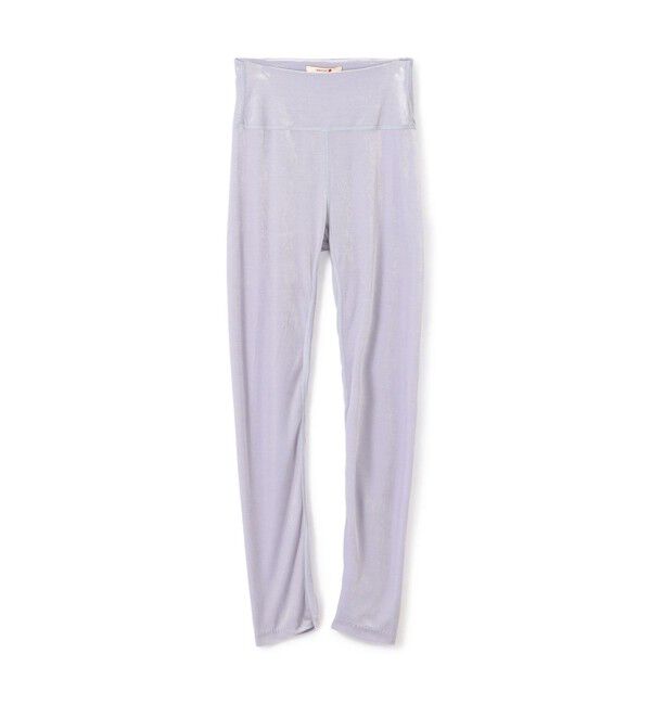 BACCA「inner piece ベロアジャージー レギンス」|その他|71 ライトパープル