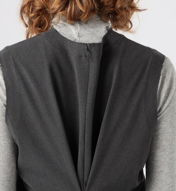 Ballsey「ウールドライ バックタックジャンパースカート」|ジャンパースカート|