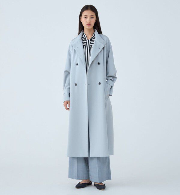 TOMORROWLAND collection「カバートクロス スタンドカラーコート」|トレンチコート|