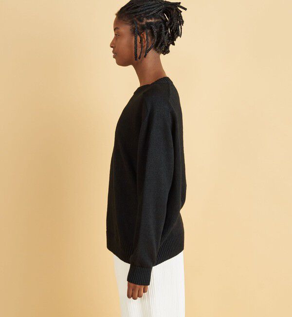 GALERIE VIE「リネンリリヤーン クルーネックプルオーバー」|ニット・セーター|