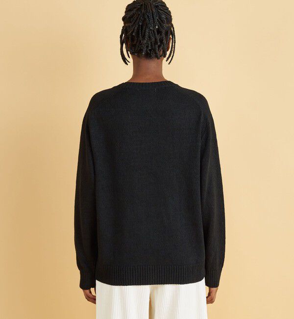 GALERIE VIE「リネンリリヤーン クルーネックプルオーバー」|ニット・セーター|