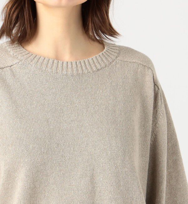 GALERIE VIE「リネンリリヤーン クルーネックプルオーバー」|ニット・セーター|