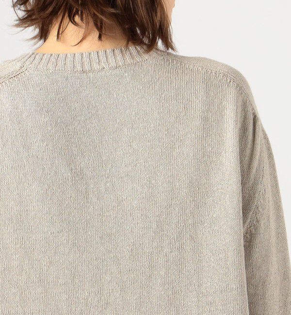 GALERIE VIE「リネンリリヤーン クルーネックプルオーバー」|ニット・セーター|