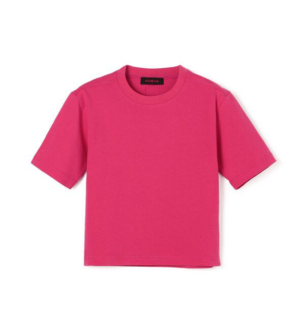 CABaN「ドライスビンコットン ハーフスリーブTシャツ」|Tシャツ・カットソー|33 ピンク